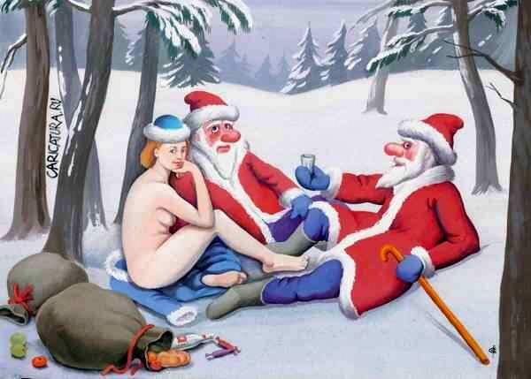 С. Сыченко. Завтрак на снегу.