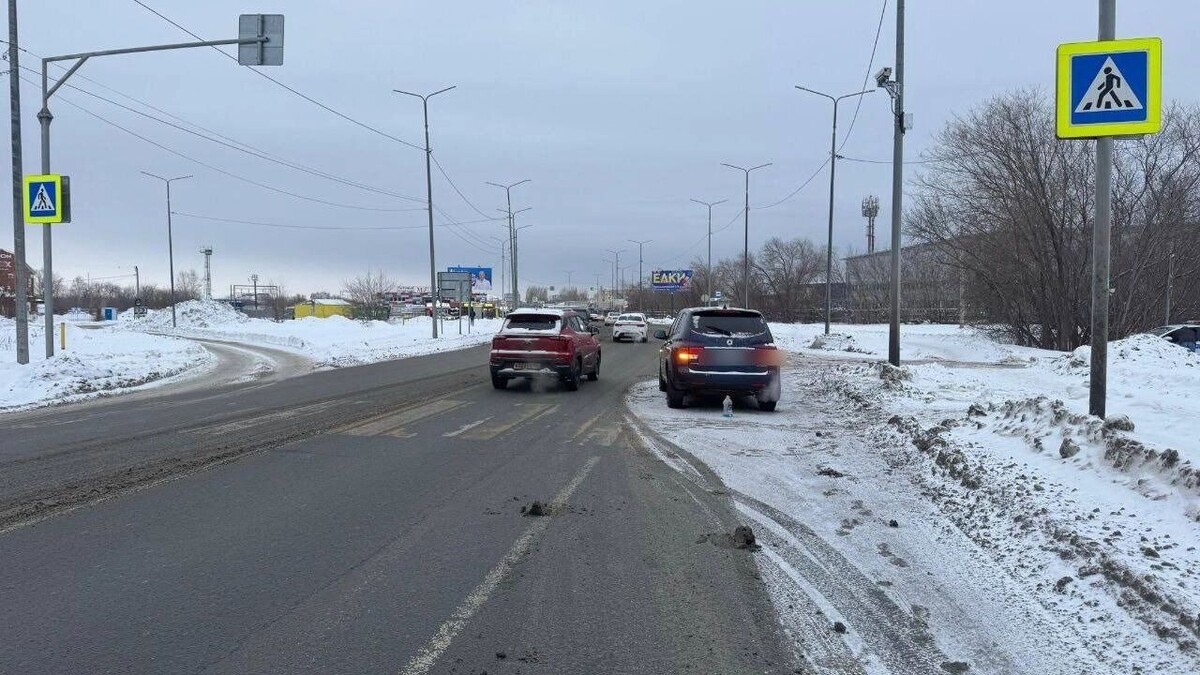    Кадры с места аварии   УМВД Оренбуржья