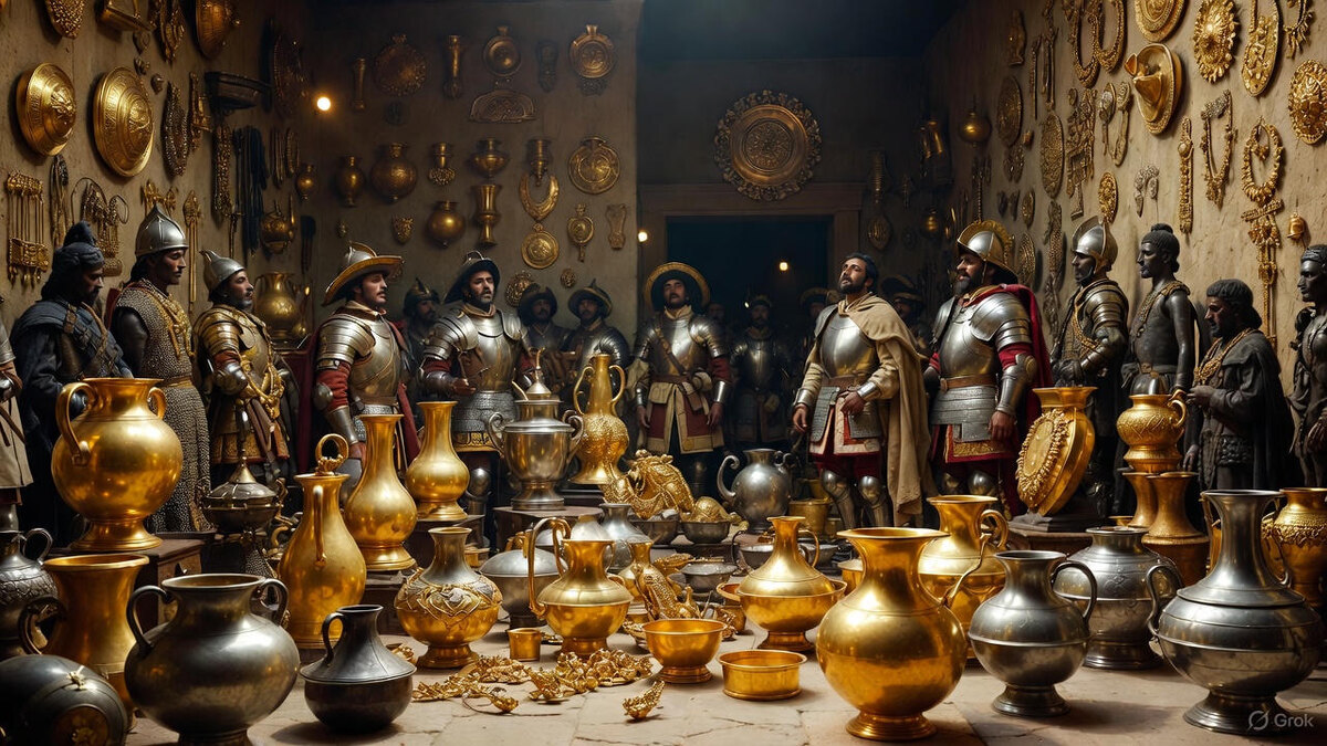 Выкуп Атауальпы: ~6 тонн золота. Судьба остального — величайшая тайна континента.