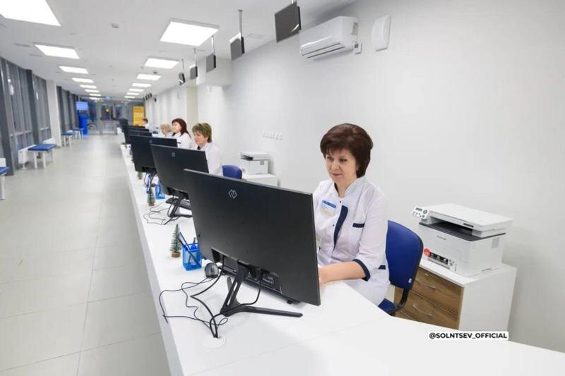    Пресс-служба губернатора. Обновленная поликлиника №2