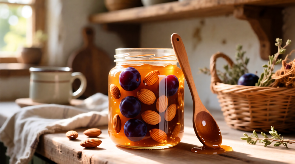 Сливово-миндальное варенье