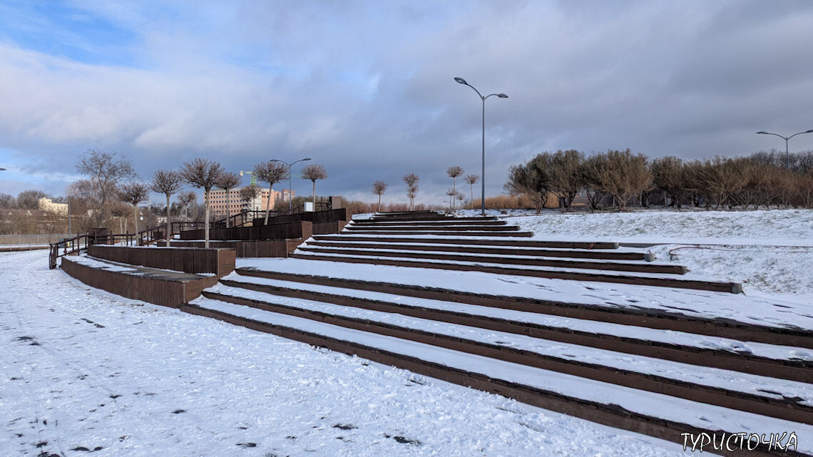 Зима в парке Первая Миля