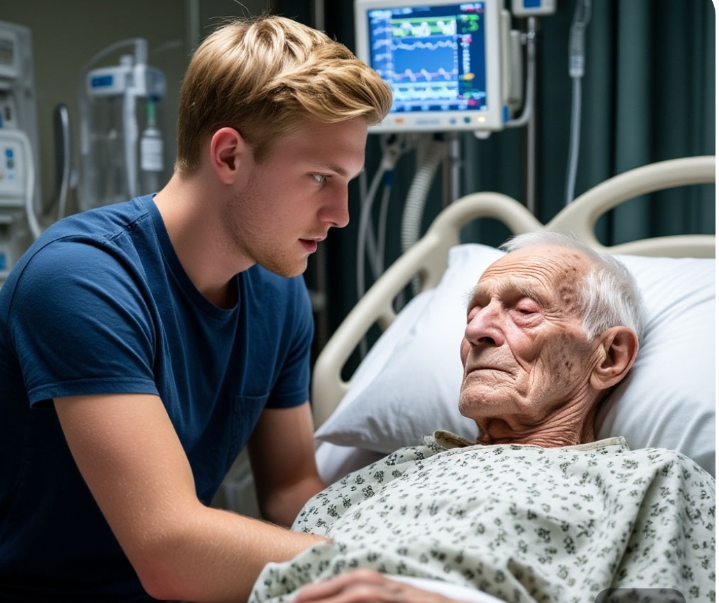 Саша принял дар от Виктора Сергеевича