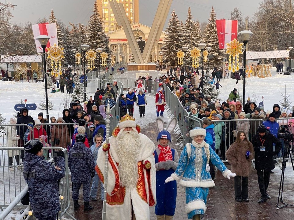    Поезд Деда Мороза прибыл в Нижний Новгород. Фото: ГЖД