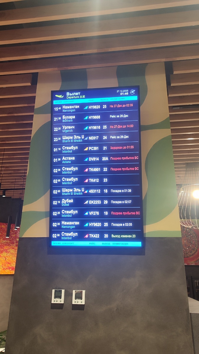 Табло вылета. Наш рейс - 412 - номер выхода есть, а инфомации о времени вылета нет! 