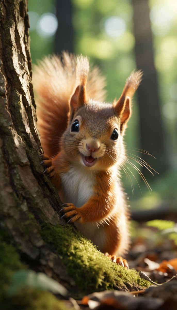 Пример 1 - детёныш белки