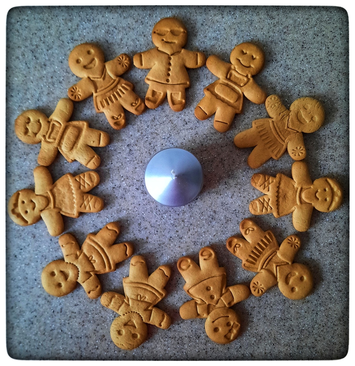 Имбирные человечки из мастер-класса