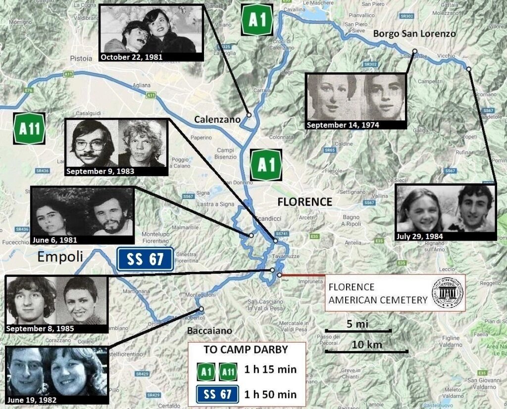 Жертвы преступлений "Монстра из Флоренции"