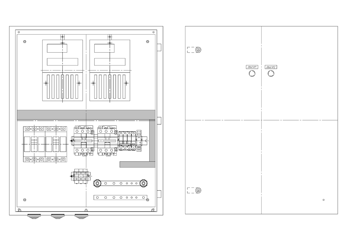 Пример схемы АВР производства «НТК Приборэнерго»