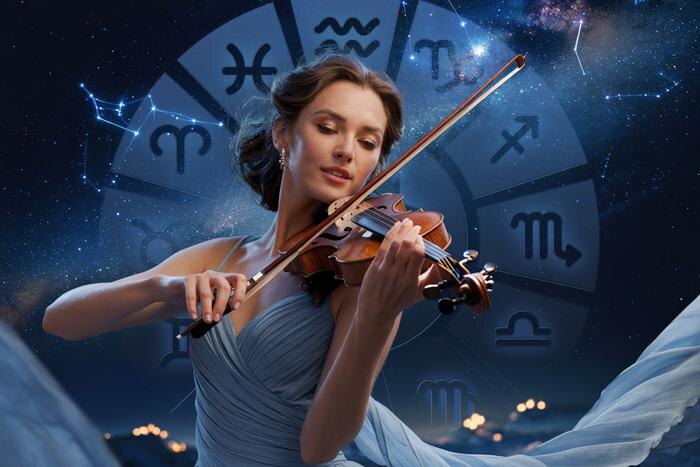 Узнайте вашу мелодию из классической музыки по знаку зодиака, потом послушайте её. Коллаж © Life.ru. Обложка © ChatGPT