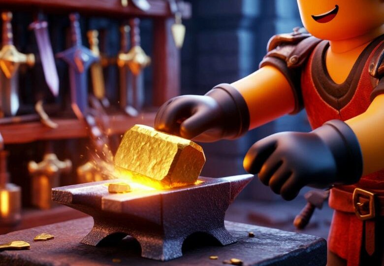 Топовый фарм золота в The Forge Roblox | Как ковать богатство, а не мечи