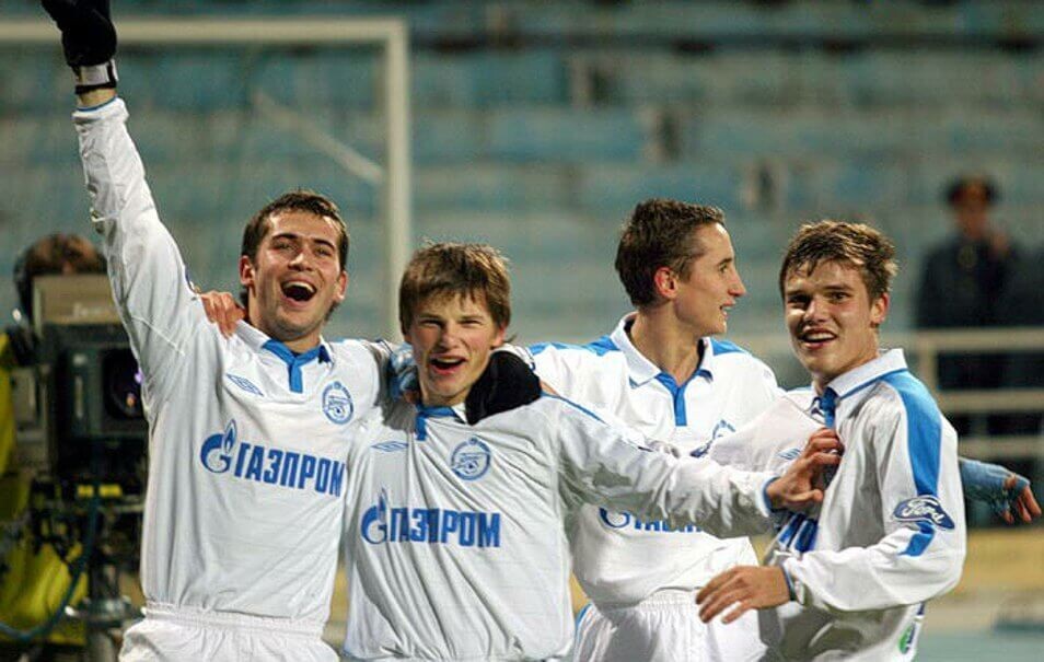 Александр Кержаков, Андрей Аршавин, Владимир Быстров, Игорь Денисов - «золотые» времена «Зенита».