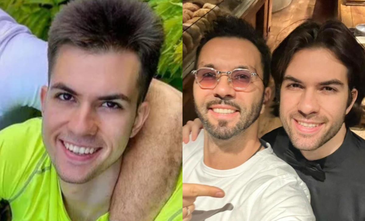 на фото Тимофей Клявер с отцом