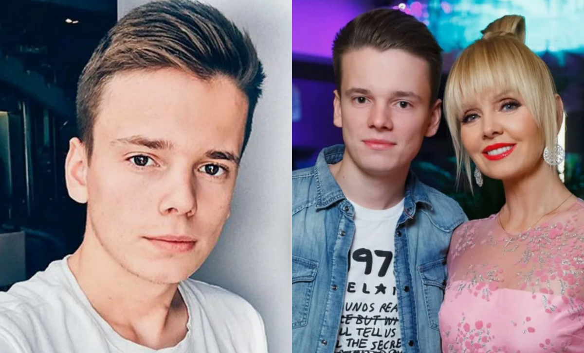 на фото Арсений Шульгин с мамой