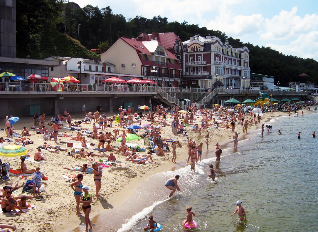 Светлогорский пляж Калининград. Фото из Яндекса. 