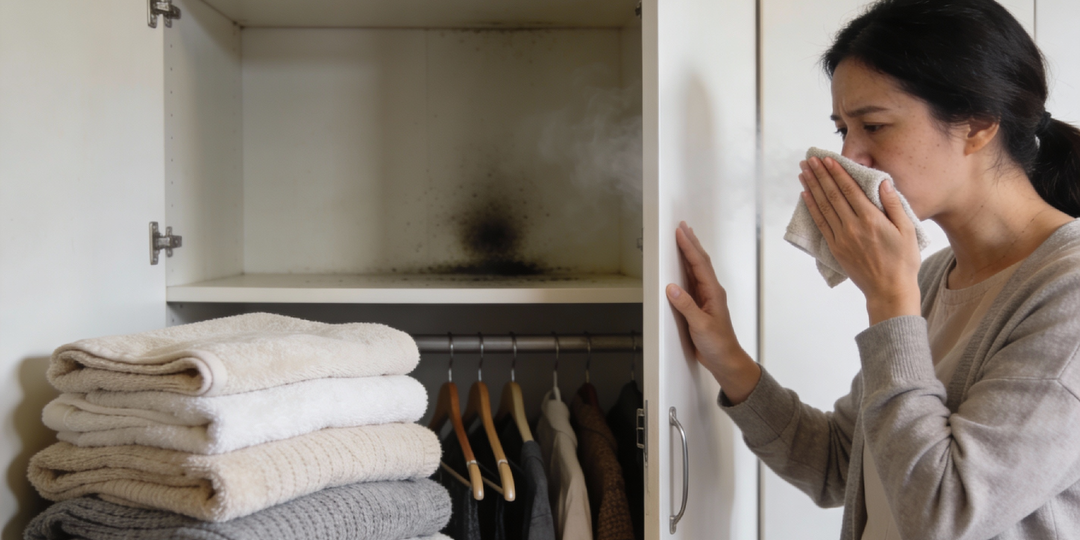 Запах плесени из шкафа с одеждой: почему вещи пахнут сыростью и как вернуть им нормальный запах