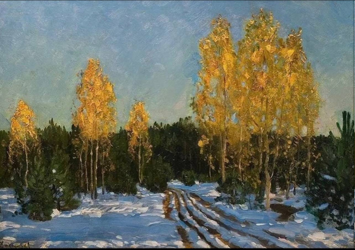 Станислав Жуковский. «Первый снег». 1927