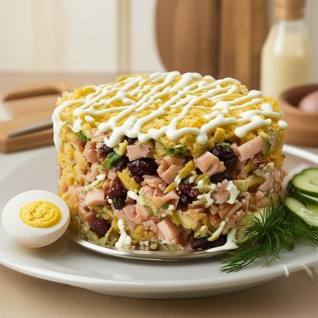 Иногда праздник начинается с одного салата