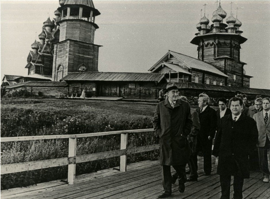 Визит Ю.В.Андропова в Карелию. Фото из открытых источников