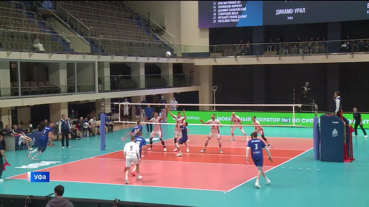    Уфимский «Динамо-Урал» обыграл волейбольный клуб «Енисей» из Красноярского края
