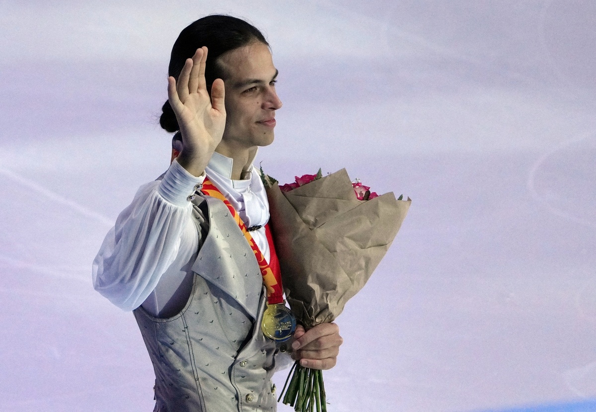     Гуменник впервые в карьере стал чемпионом России / РИА Новости