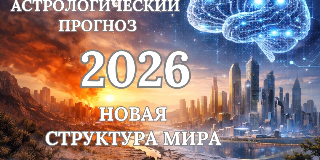 Большой Астропрогноз на 2026 год: Конец инфантильного Мира и реальность ИИ