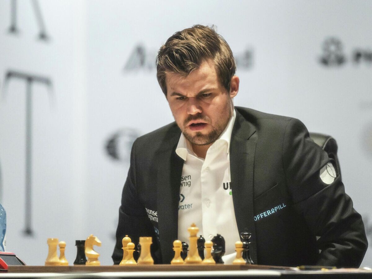    Норвежский шахматист Магнус Карлсен | © Фото : Niki Riga / FIDE