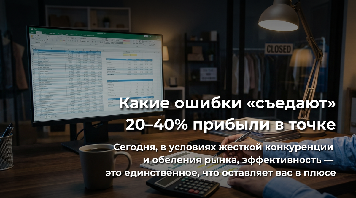 Какие ошибки «съедают» 20–40% прибыли в точке?