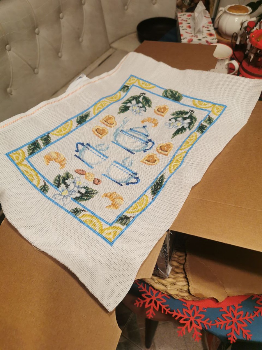 Вышивка уже в Мск)