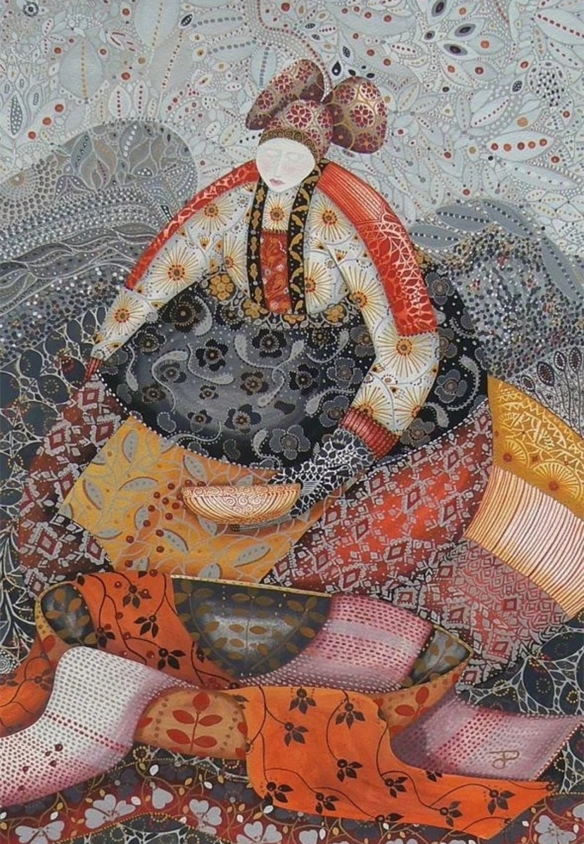 Лоскутные картины художницы Джо Прайор.