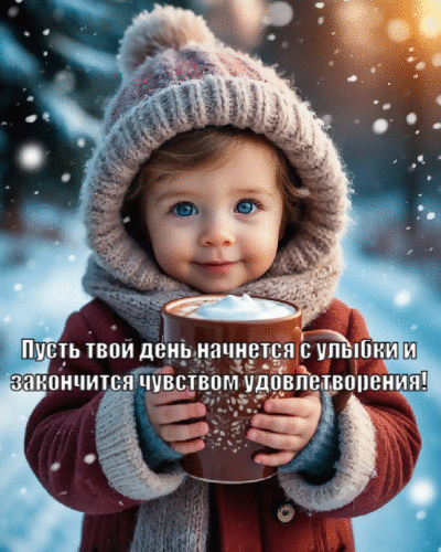 Пусть твой день начнется с улыбки