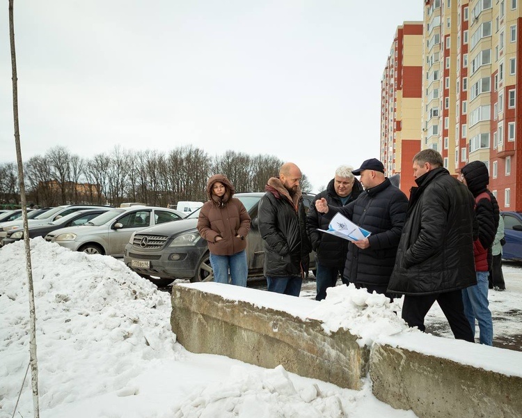     В Курске на Клевцова застройщик восстановит тротуар и высадит 10 кленов