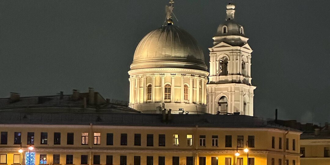 Зимний теплоход по Неве