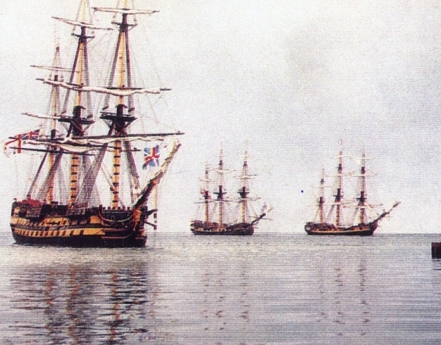 Кадр из британского телесериала о Горацио Хорнблауэре (2001)