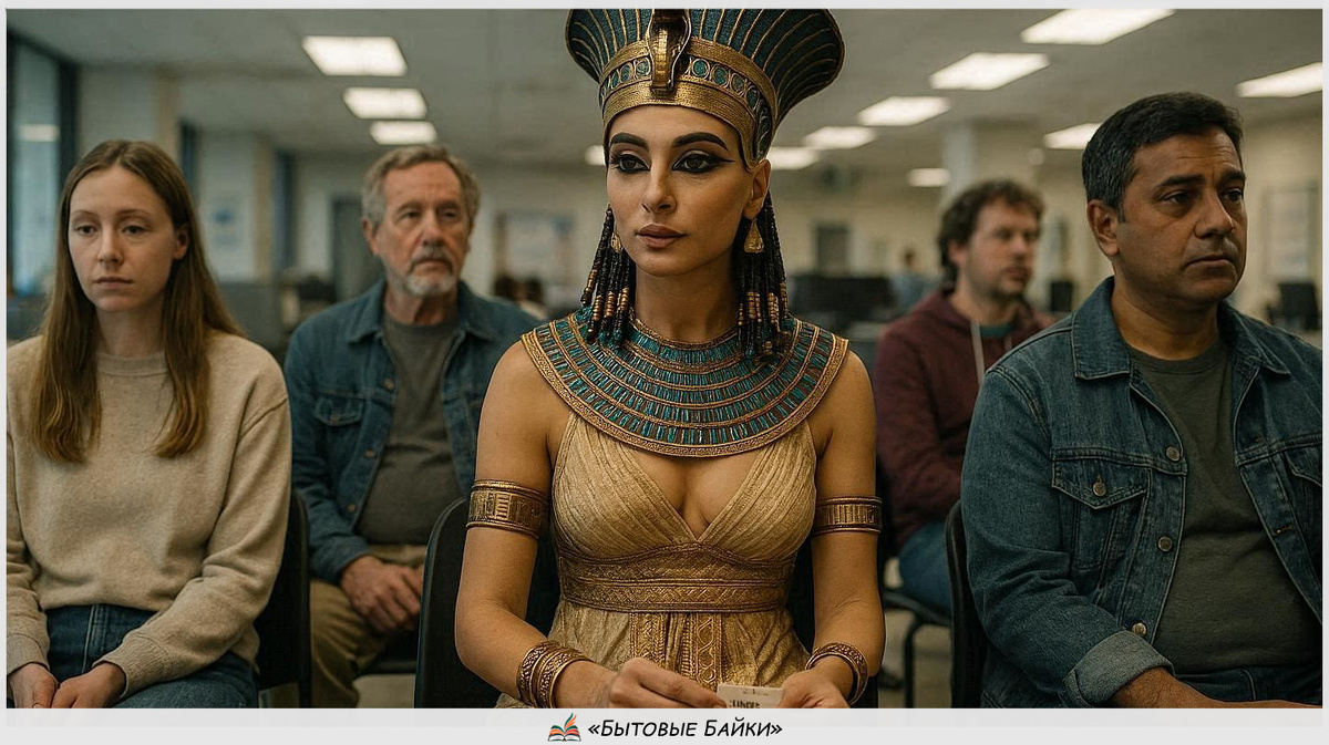 Клеопатра в МФЦ - Рассказ