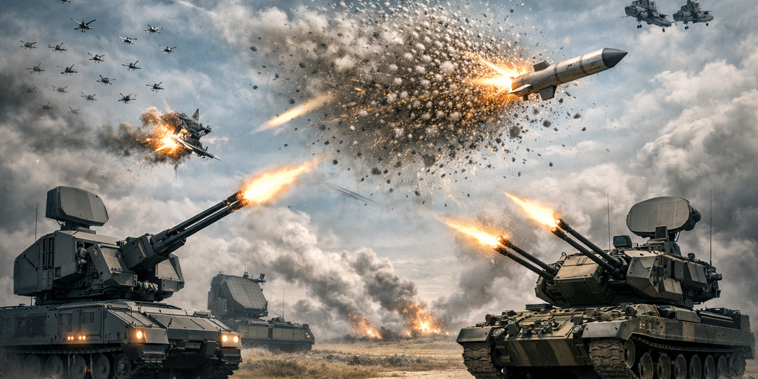 Немецкое ПВО с программируемыми снарядами