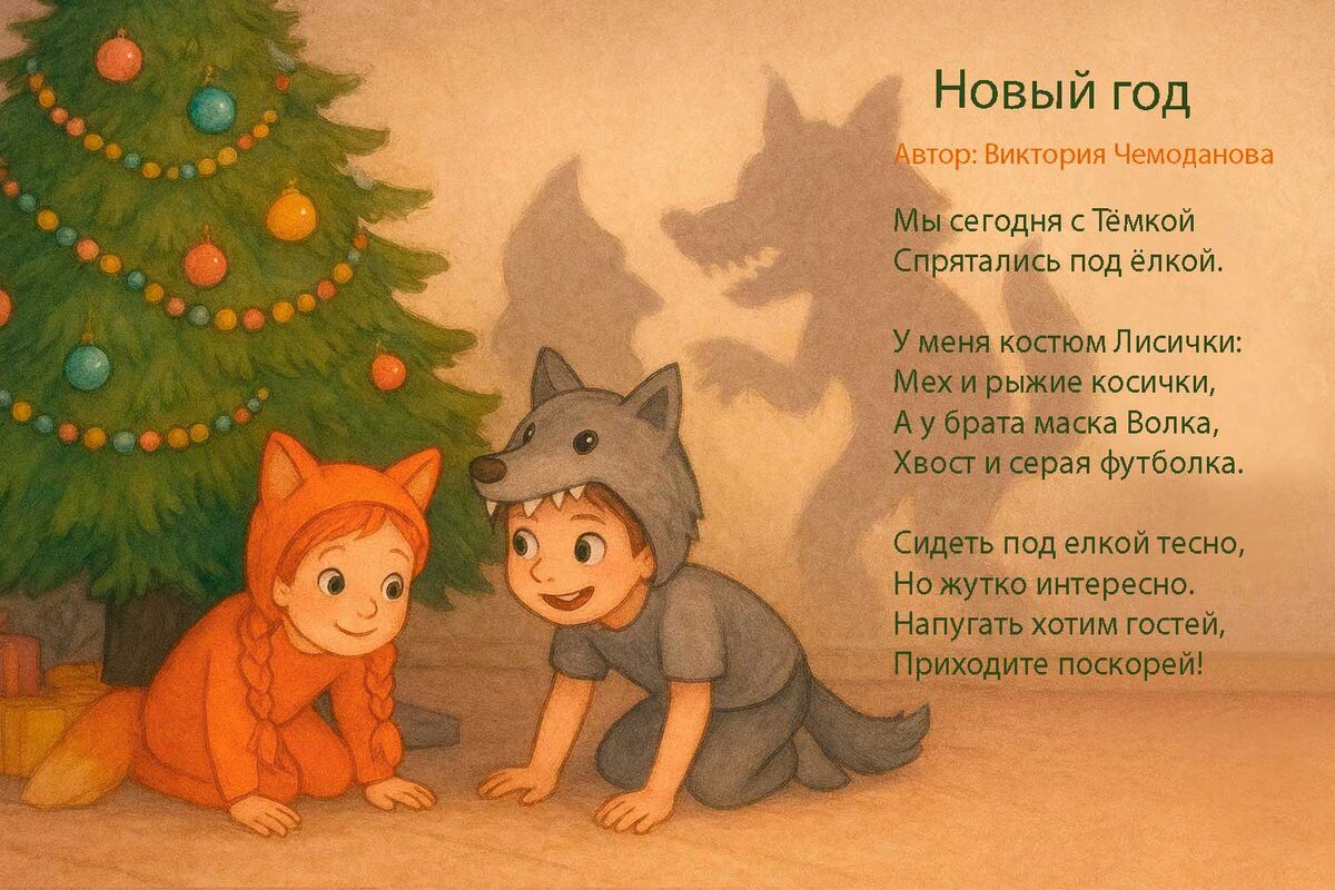 Новый год иллюстрация на сайте v-chemodanova.ru