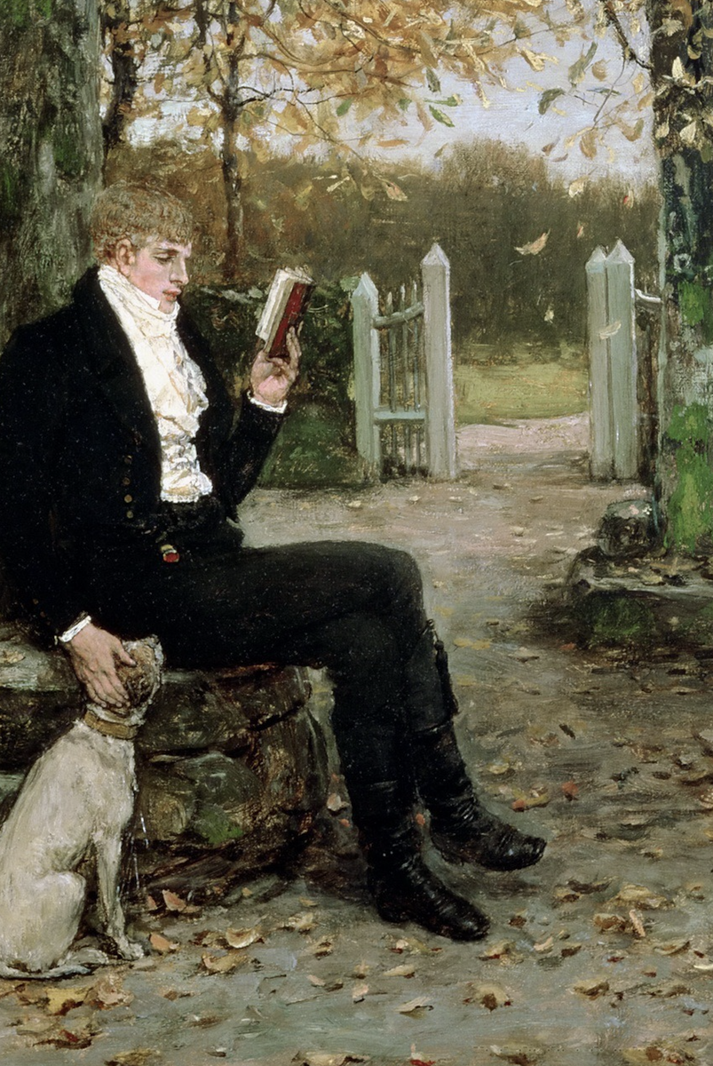 Джордж Генри Боутон «Угасающий медовый месяц», фрагмент картины