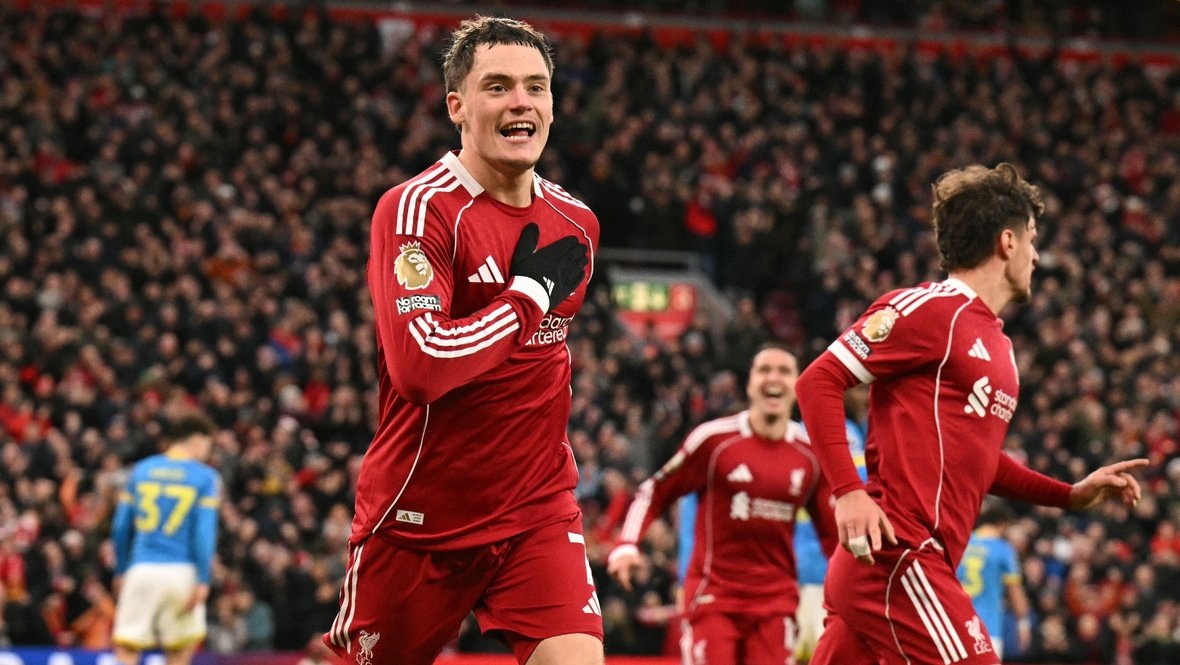    Полузащитник «Ливерпуля» Флориан Вирц. AFP