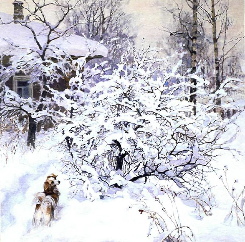 Хочу такую уютную зиму)))