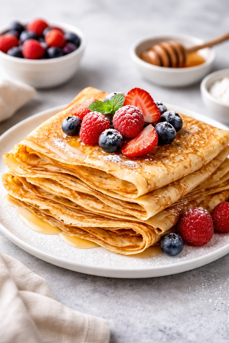 Блинчики со сгущёнкой