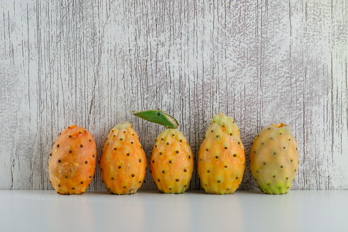 Вот такими плодами были покрыты заросли кактусов в нашей поездке