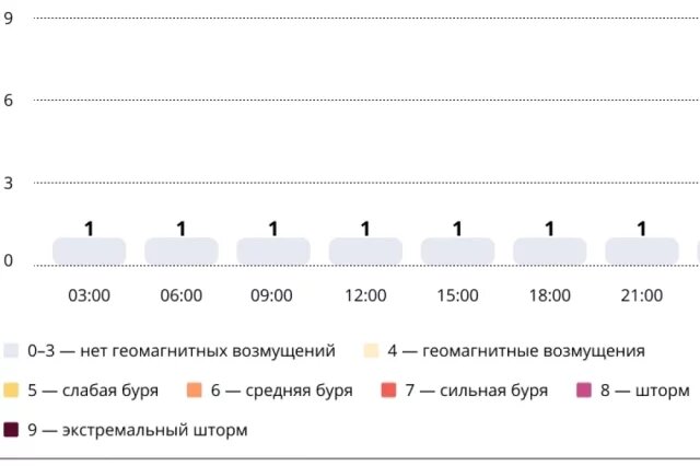    Прогноз магнитных бурь по часам на 28 декабря 2025 года. Инфографика