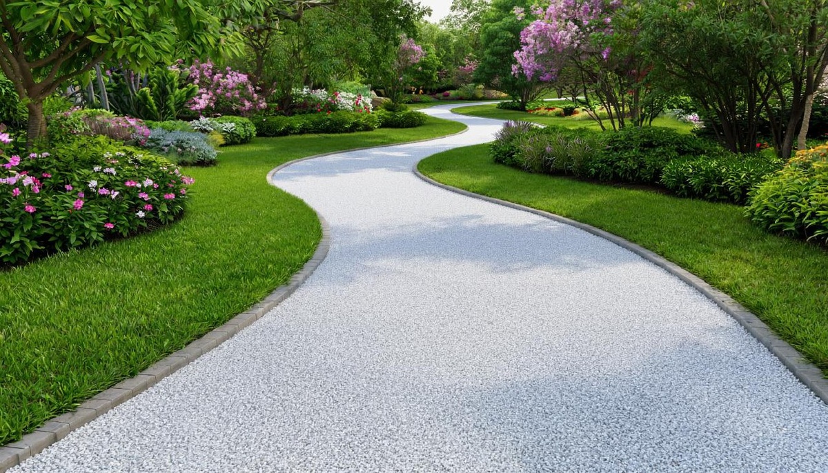 Красивые и долговечные дорожки из мраморной крошки