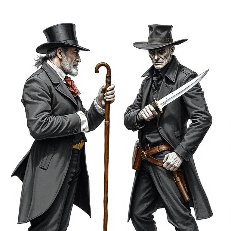 Почему ножевики не могут научиться фехтовать тростью?