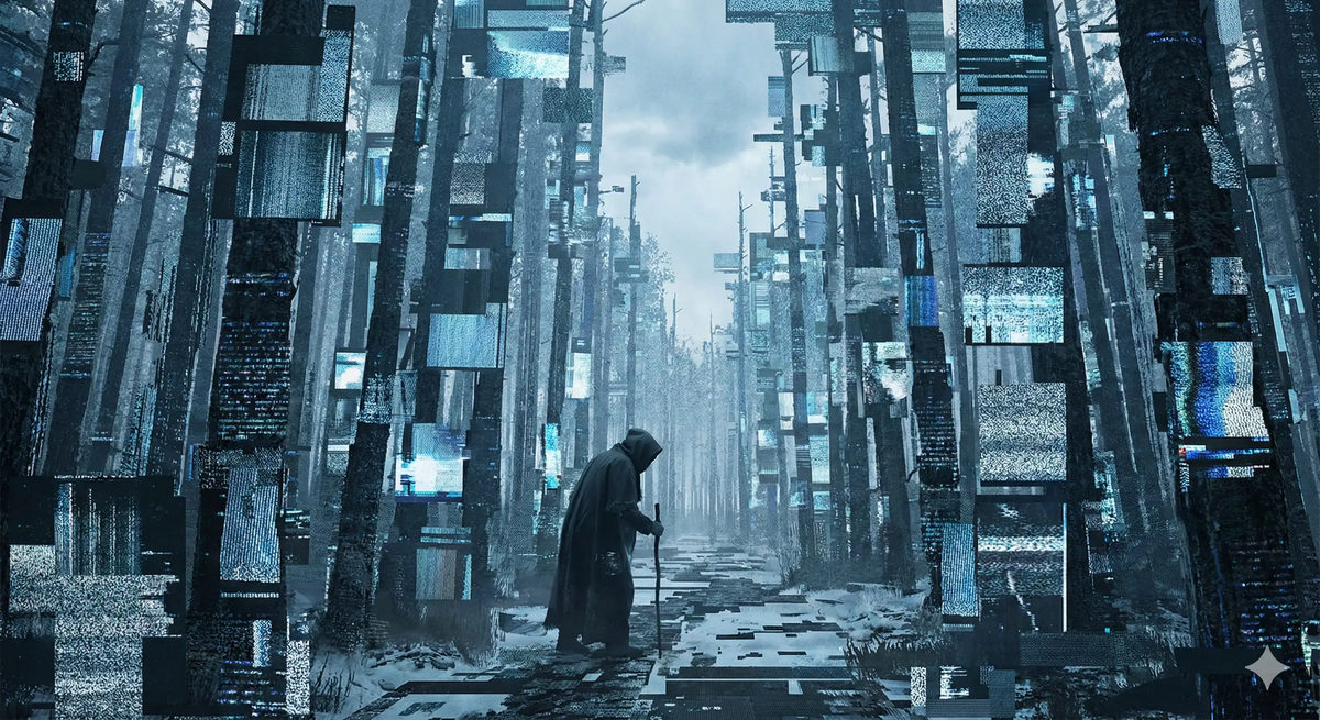 В открытом интернете любое движение привлекает хищников. (картинка сгенерирована Nano Banana)