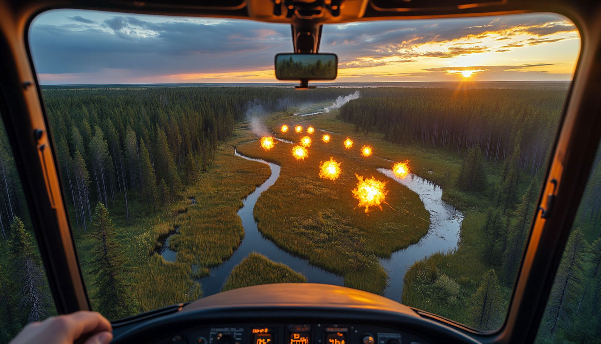 Загадочные огни видел над Якутией.