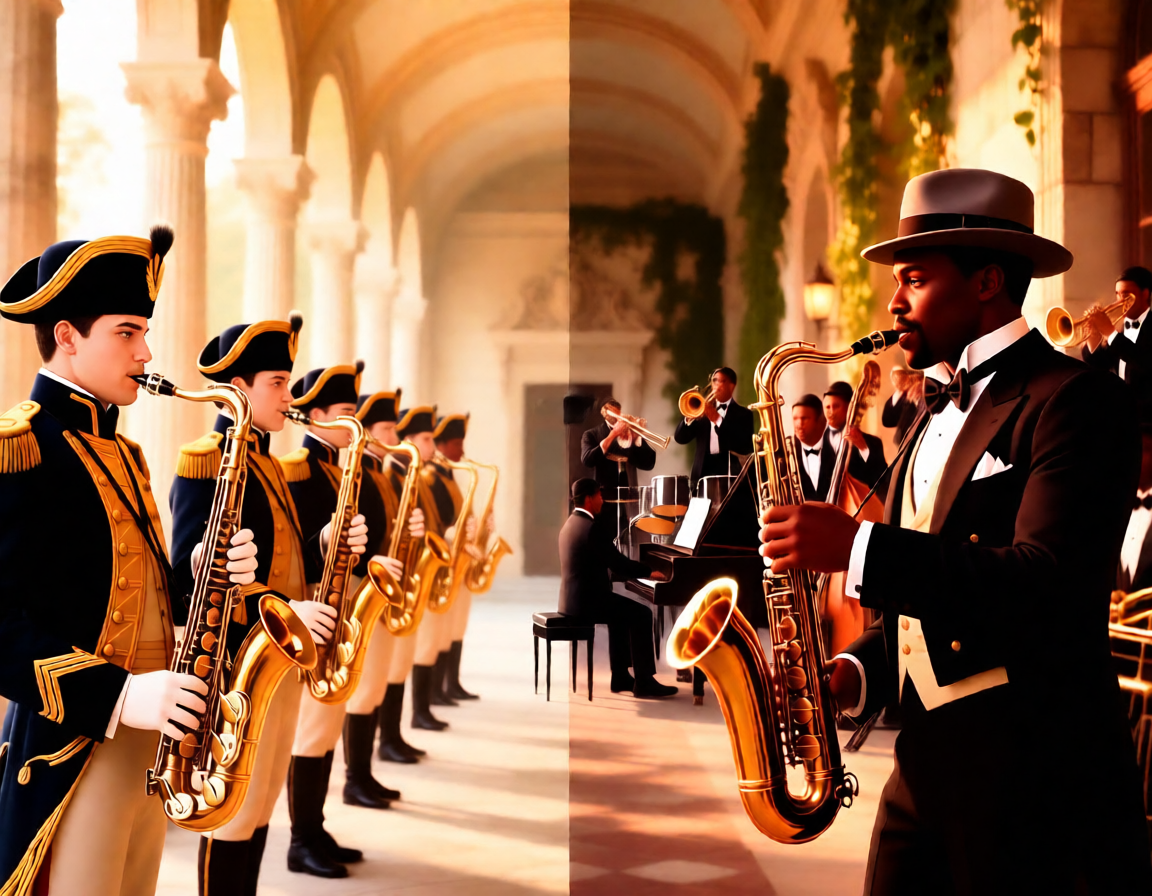 Саксофон XIX века и XX века.