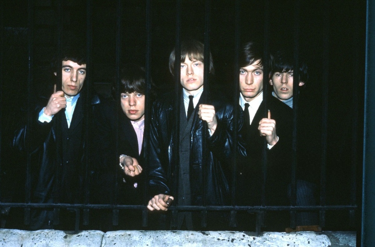 The Rolling Stones в начале 1964 года, Лондон, Англия.