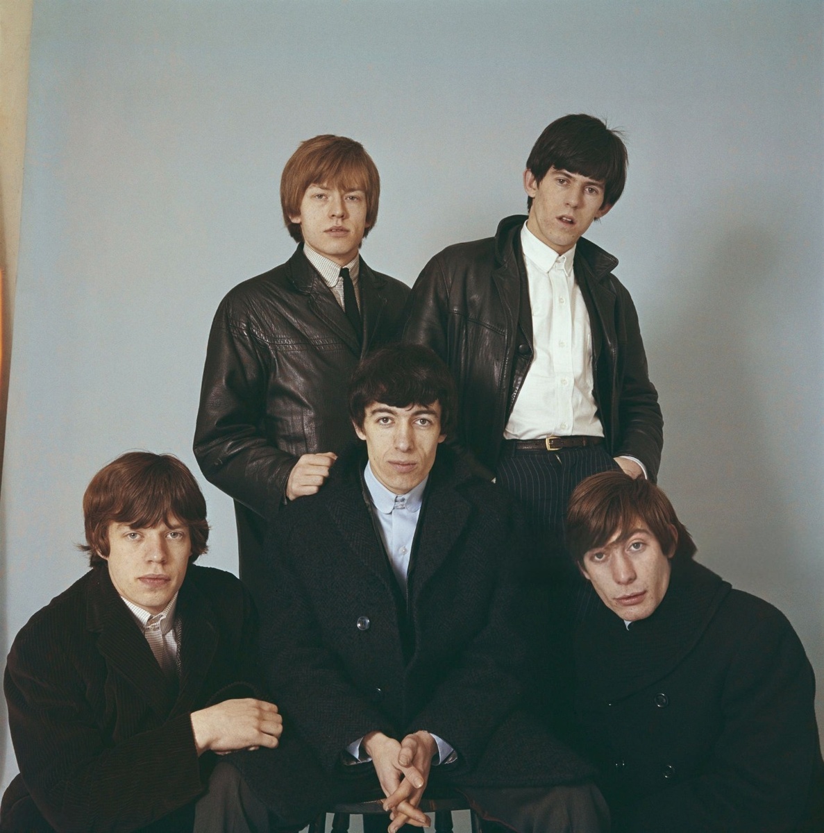 The Rolling Stones в начале 1964 года, Лондон, Англия.